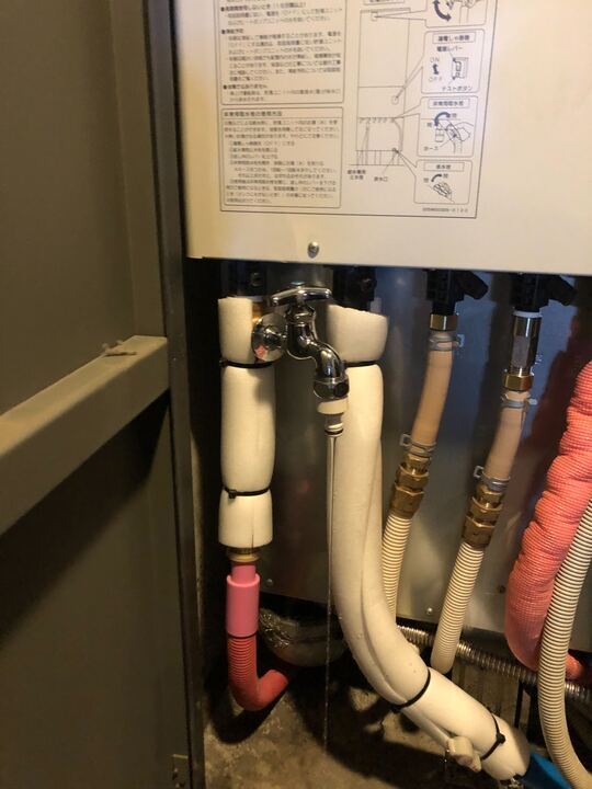 オユナノ・マンションへ設置(蛇口施工あり)