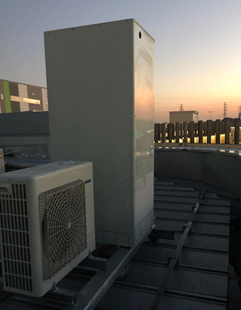 オユナノ・美容室へ設置